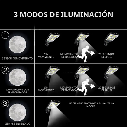 Farola Solar Led con Sensor