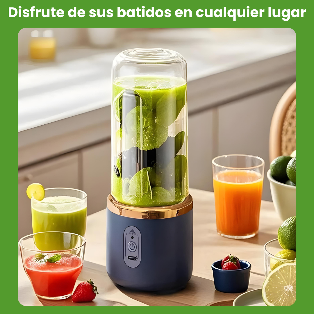 Batidora Portátil con Dos Vasos