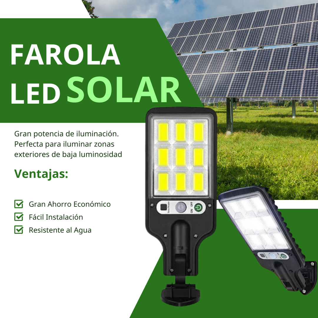 Farola Solar Led con Sensor