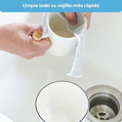 Paños de Acero Quita Grasa de DobleCapa