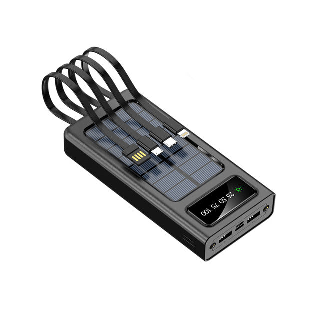 Batería portátil de carga solar