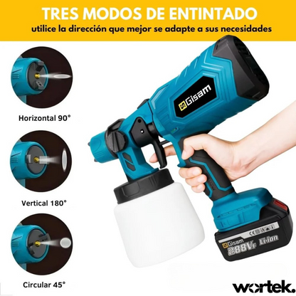 SprayMaster PRO™ - Pistola Pulverizadora Inalámbrica Profesional