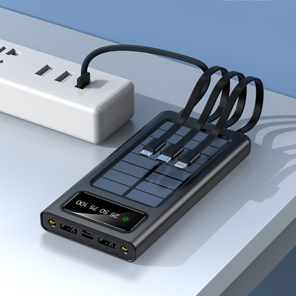 Batería portátil de carga solar