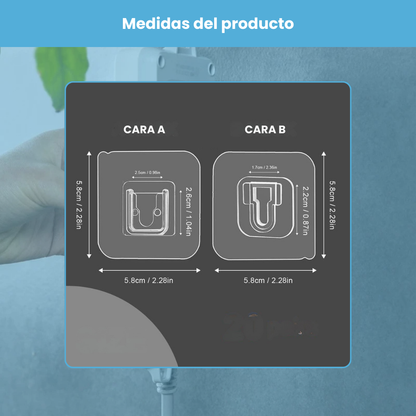 OFERTAS Ganchos Adhesivos Doble Cara