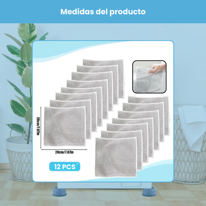 Paños de Acero Quita Grasa de DobleCapa