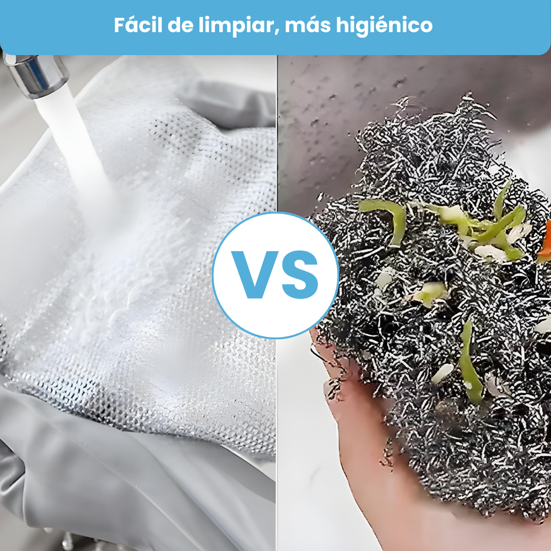 Paños de Acero Quita Grasa de DobleCapa