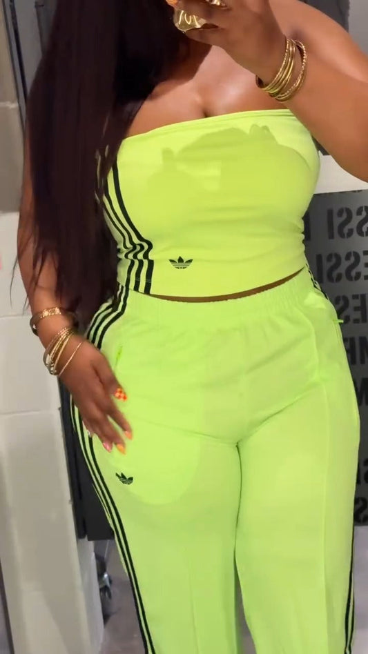 Adidas Neon Set – The Look Dominating Street Style