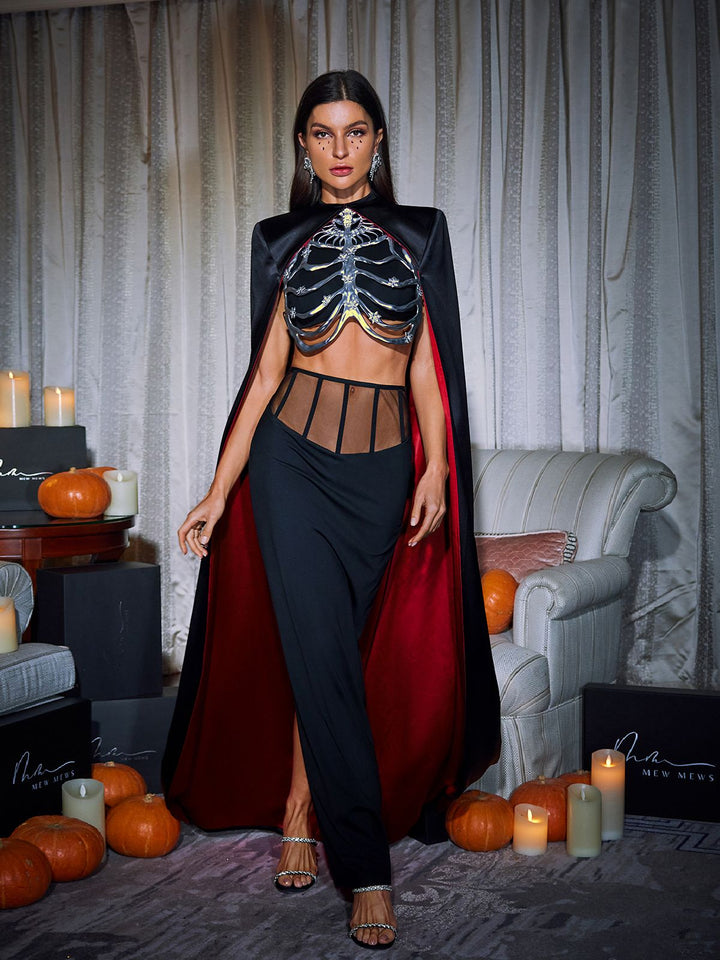 Ivara Skeleton Hollow Armor Top