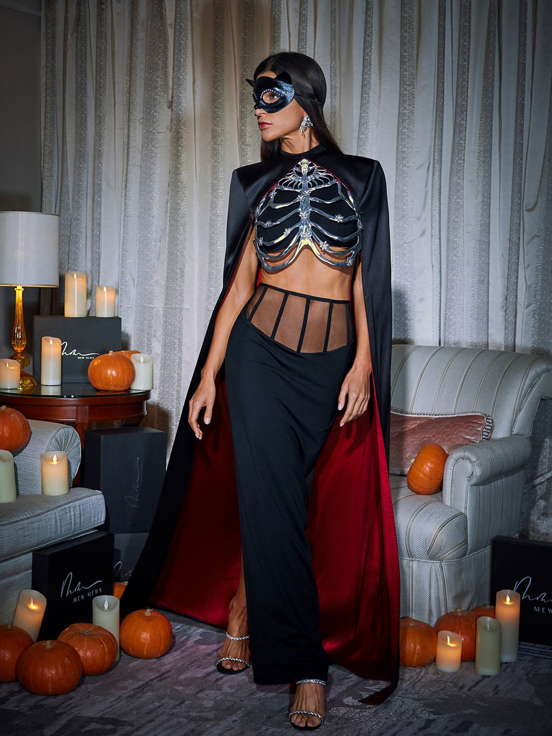 Ivara Skeleton Hollow Armor Top