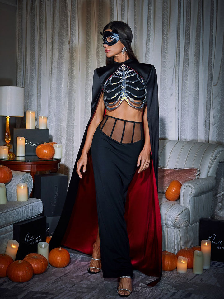 Ivara Skeleton Hollow Armor Top