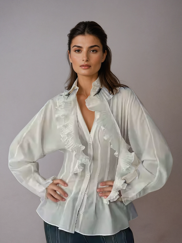 Lirit Long Sleeve Ruffle Shirt