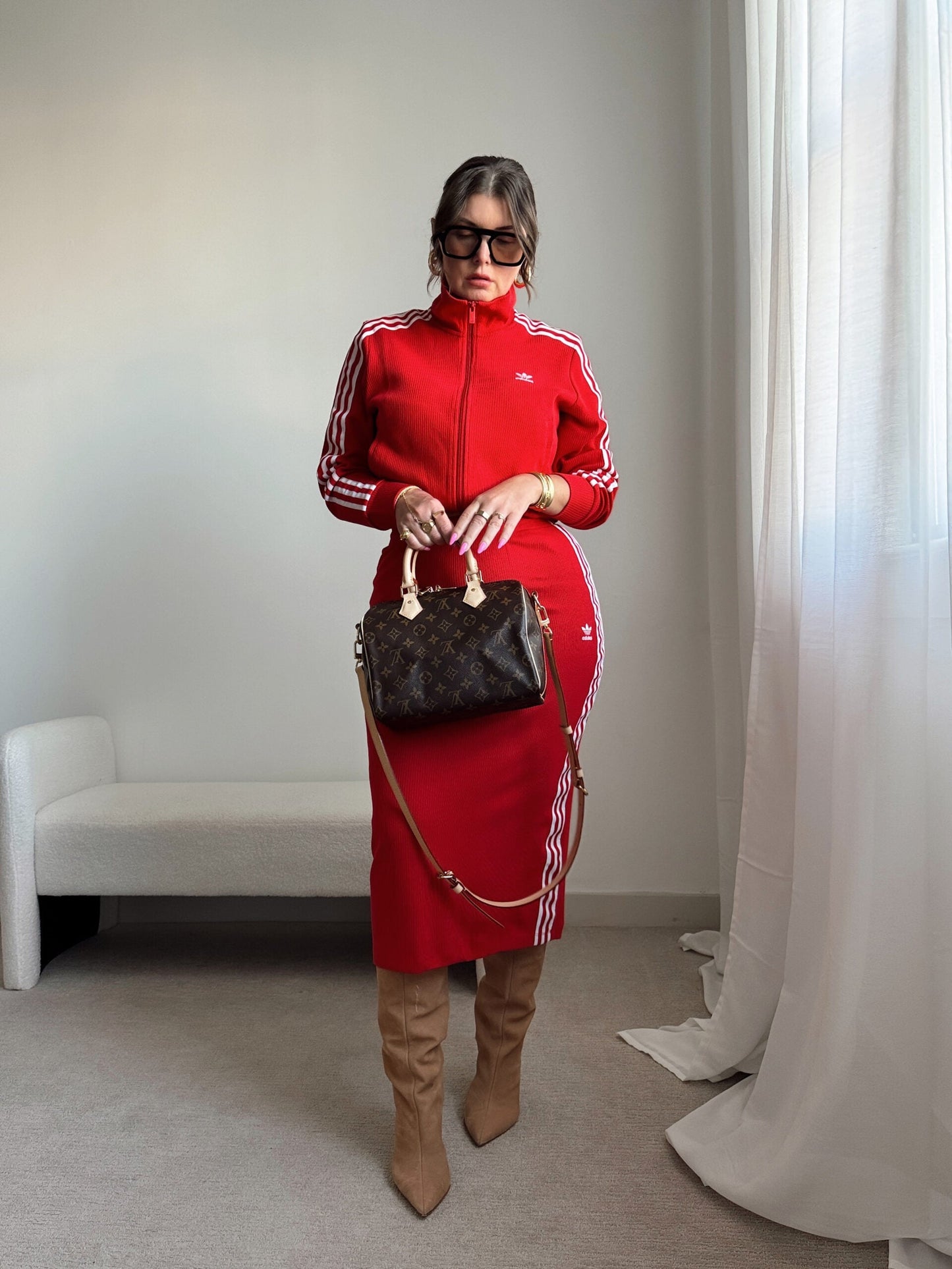 Adidas Originals Ribbed™ Two-Piece Set with Skirt 