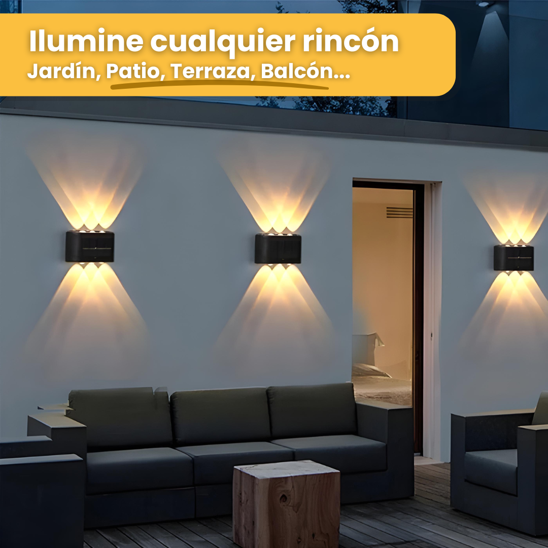 Aplique Solar LED de pared