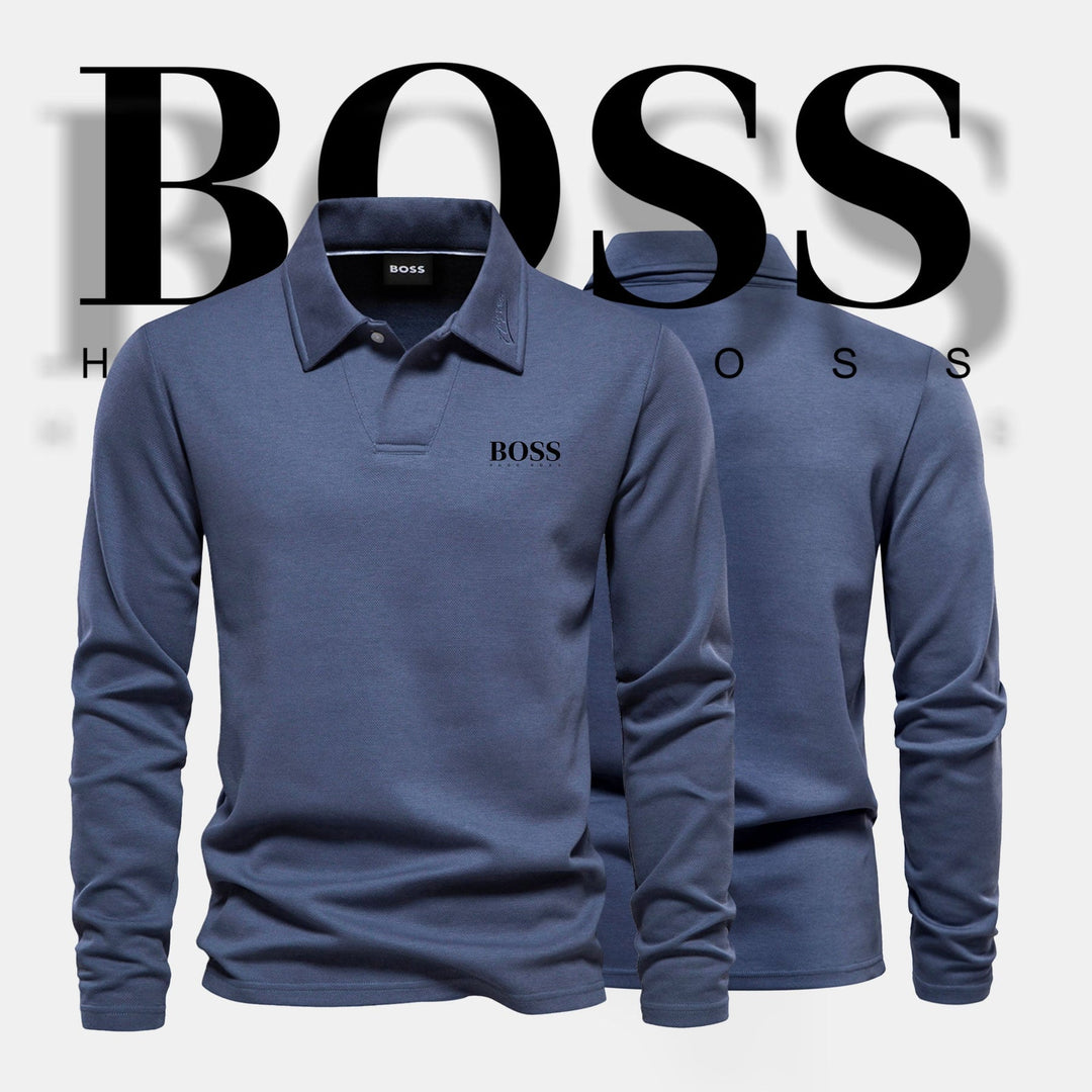 Long-Sleeve Polo Shirt