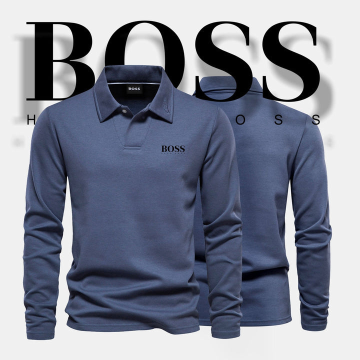 Long-Sleeve Polo Shirt
