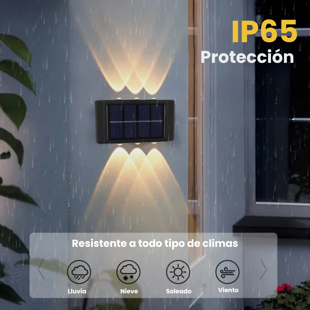 Aplique Solar LED de pared