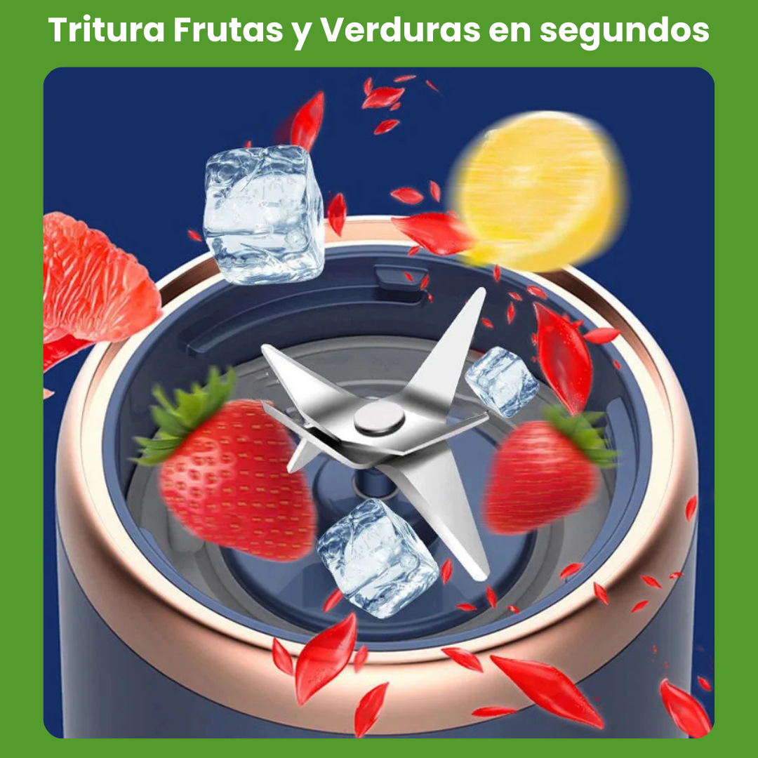 Batidora Portátil con Dos Vasos