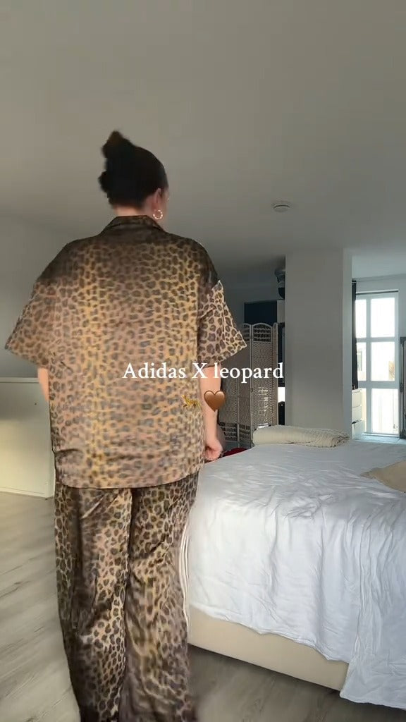 Adidas x Leopard Set – Bold, Elegant, and Unapologetically Fierce